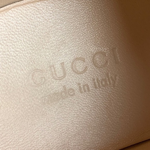 Gucci Ghost Red White and Navy High Top Leather Sneakers - Picture 11 of 16